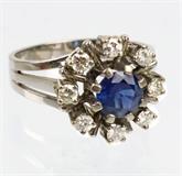 Saphir Brillant Ring - WG 585