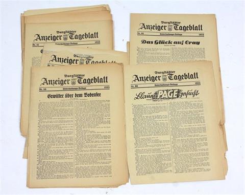Posten Burgstädter Zeitung 1934/35