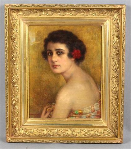 Damen Portrait - Hoeflinger, Albert 1921