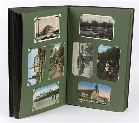 Album mit 305 Postkarten ab 1900