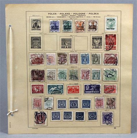 Briefmarken Polen 1918/35