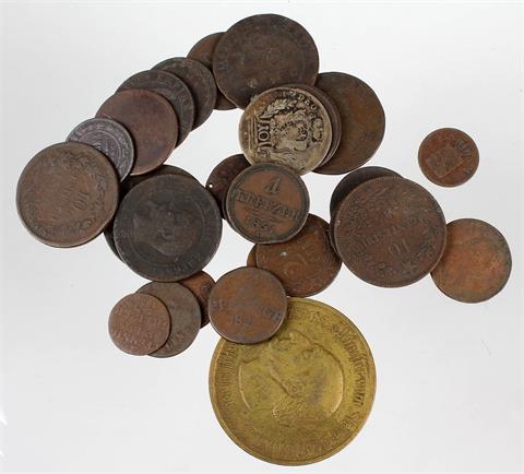 Posten Kursmünzen und Notgeld 1777/1923