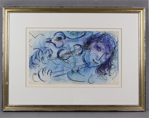 Der Flötenspieler - Chagall, Mary