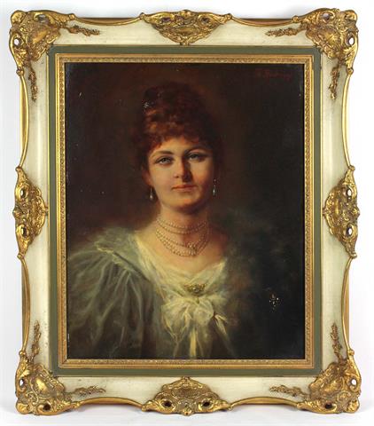Damen Portrait - Recknagl, Theodor