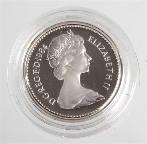 One Pound Elizabeth II 1984