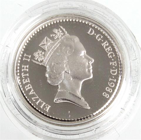 One Pound Elizabeth II 1988