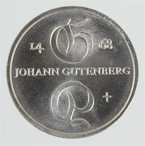 10 Mark DDR Johann Gutenberg 1968