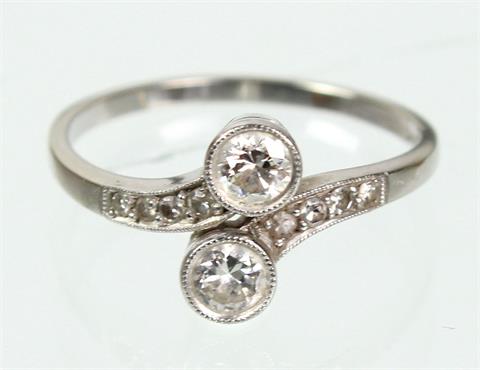 Art Deko Brillant Ring - WG 585