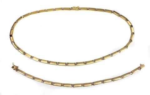 Gold Armband und Collier - GG / WG 585