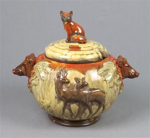 jagdliche Keramik Bowle