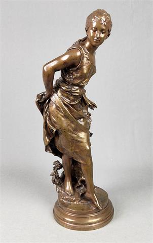 weibliche Bronzeskulptur - Moreau, Mathurin