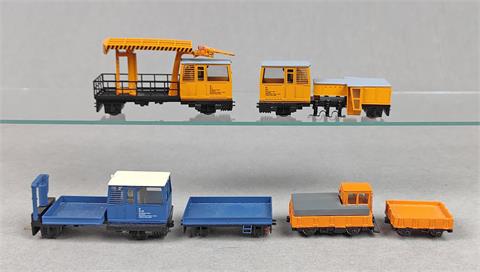 6 Modellbahn Fahrzeuge und Wagen Spur TT